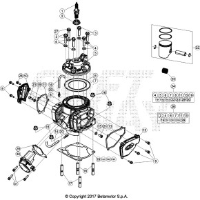 CILINDRO - KIT D66,4 - A RR 2T - 026.11.056.82.0A