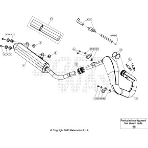SILENZIATORE XTRAINER 2T - 054.37.000.80.00