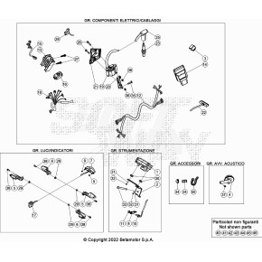 IMPIANTO ELETTRICO PRINCIPALE EVO 2T - 007.40.104.00.00