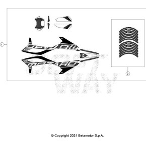 DECALCO SERIE COMPLETA MOTARD WHITE RR 2 - 046.43.025.82.51