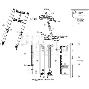 GAMBA FORCELLA SINISTRA RX 2T - 040.34.020.80.61