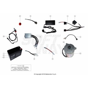 CAVO SPEGNIMENTO MOTORE - 038.40.025.00.00