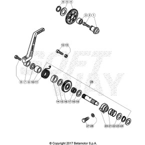 LEVA MESSA IN MOTO EVO 2T - 007.06.022.80.00