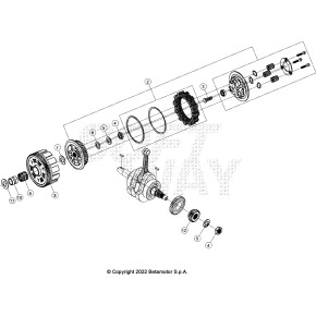 MOZZO FRIZIONE - KIT - 051.03.001.00.00