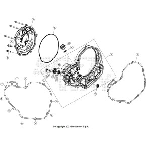 GUARNIZIONE COPERCHIO RX 4T - 049.01.003.00.00