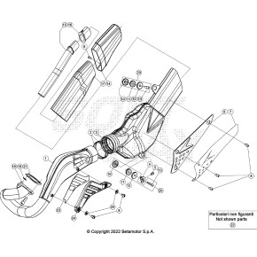 COLLETTORE SCARICO EVO 2T FACTORY - 007.37.129.80.00