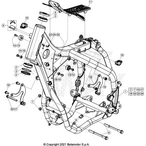 ATTACCO MOTORE RR 2T - 040.32.064.50.00