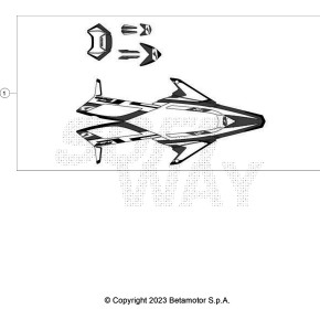 DECALCO SERIE COMPLETA RR 2T - 046.43.035.82.00