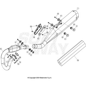 COLLETTORE SCARICO RX 4T - 049.37.016.80.00