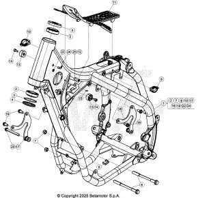 ATTACCO MOTORE RX 2T - 050.32.006.50.00