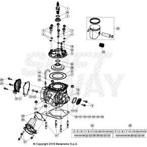 CILINDRO - KIT D62 -B RR 2T - 035.11.057.82.0B