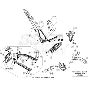 PARAFANGO POSTERIORE RED EVO FACTORY MY2 - 007.43.338.80.97