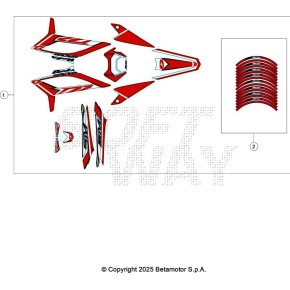 DECALCO SERIE COMPLETA - MOTARD WHITE RR - 046.43.058.82.51