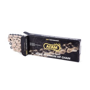 Catena AFAM 420 MX2 - 130 maglie - Oro/nero - A420MX2130G