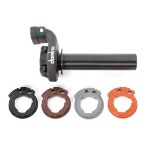 Comando gas bifilo con 4 ghiere, senza manopole DOMINO "KRK EVO" Cross/Enduro bifilo - AV2334