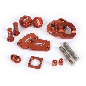 Kit particolari in alluminio - KTM - Arancione - AVK012