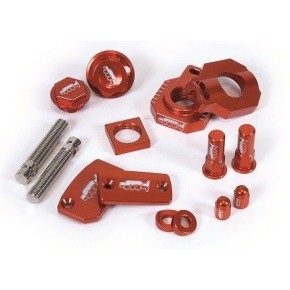 Kit particolari in alluminio - KTM - Arancione - AVK014