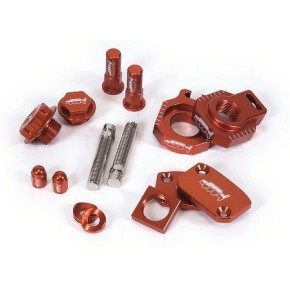 Kit particolari in alluminio - KTM - Arancione - AVK015