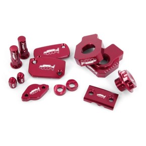 Kit particolari in alluminio - BETA - Rosso - AVK017