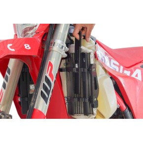 Protezioni radiatori AXP in HDPE (polietilene ad alta densità) - GASGAS HUSQVARNA KTM - Nero - AX1797
