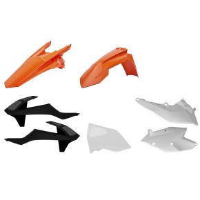 Kit plastiche KTM Arancione/Bianco/Nero - CM91239