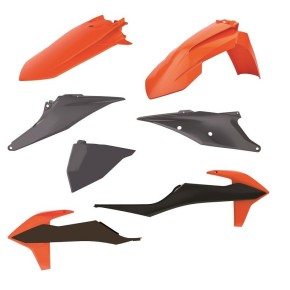 Kit plastiche KTM Arancione16/Nardo grey - CM91242