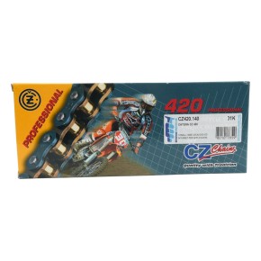 Catena CZ 420 - 140 maglie - Nero - CZ420.140
