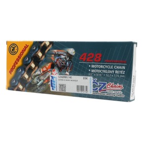 Catena CZ 428 MX - 140 maglie - Oro - CZ428MX.140