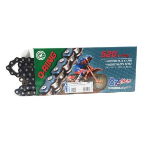 Catena CZ 520 - 120 maglie - Nero - con O-ring - CZ520ORM.120