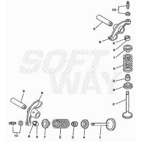 GAMBO VALVOLE 125CC 4T - 34.04035.000
