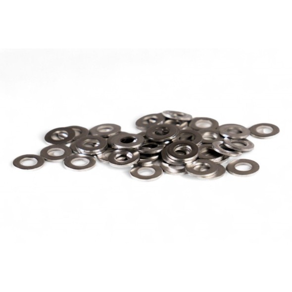 Rondelle in alluminio 6x12x1.0mm (50 pezzi)