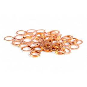 Rondelle in rame 8x12x1.0mm (50 pezzi)