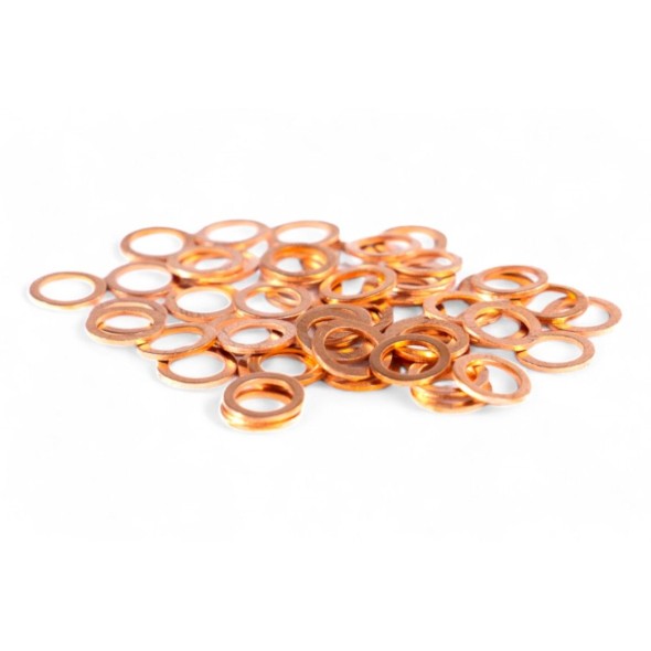 Rondelle in rame 14x20x1.5mm (50 pezzi)