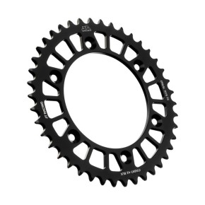 Corona JT ergal RACELITE nera - 42 denti - JTA897.42N