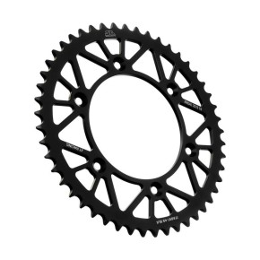 Corona JT ergal RACELITE nera - 49 denti - JTA897.49N