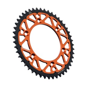 Corona JT TWINSTAR bi-metallo arancione - 47 denti - JTX897.47A
