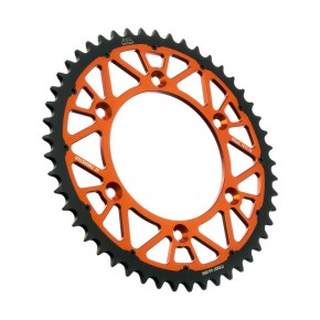 Corona JT TWINSTAR bi-metallo arancione - 49 denti - JTX897.49A