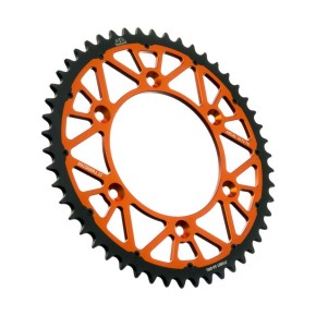 Corona JT TWINSTAR bi-metallo arancione - 50 denti - JTX897.50A