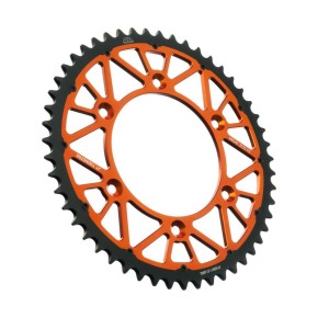 Corona JT TWINSTAR bi-metallo arancione - 51 denti - JTX897.51A
