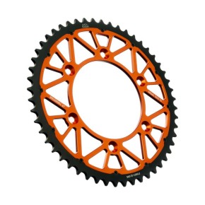 Corona JT TWINSTAR bi-metallo arancione - 52 denti - JTX897.52A