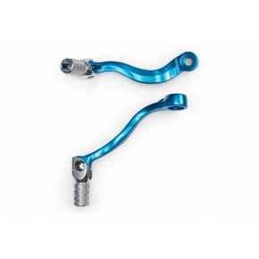 Leva cambio in alluminio forgiato HUSQVARNA azzurro - LCA4381C