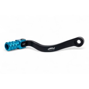 Leva cambio in alluminio CNC HUSABERG HUSQVARNA - corpo nero, puntale azzurro - LCP4300C