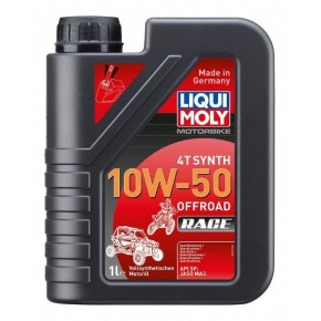 Olio motore LIQUI MOLY Off Road 4T RACE - 10W/50 - 100% sintetico - 1 L - LM03051