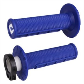 Manopole Lock-ON ODI V2 Half-Waffle MX - Blu - MNL1700B