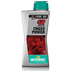 Olio motore MOTOREX Cross Power 4T - 10W/60 - 100% sintetico - 1 L - OM41060