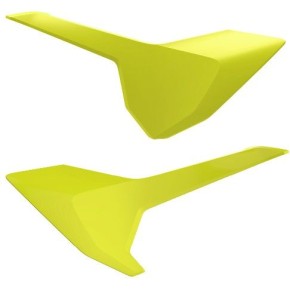 Portanumeri laterali HUSQVARNA giallo fluo - P8418200004
