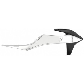 Convogliatori radiatore KTM clear/nero - P8422100006