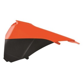 Coperchi laterali cassa filtro KTM arancione/nero - P8455100004