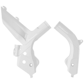 Protezioni telaio POLISPORT - KTM - Bianco - P8472900003