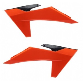 Convogliatori radiatore KTM arancione16/nero - P8478000001